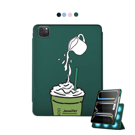 iPad Detachable Flip Cover - Matcha Frappe