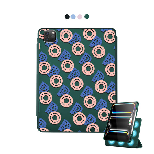 iPad Detachable Flip Cover - Initial Monogram 1.0