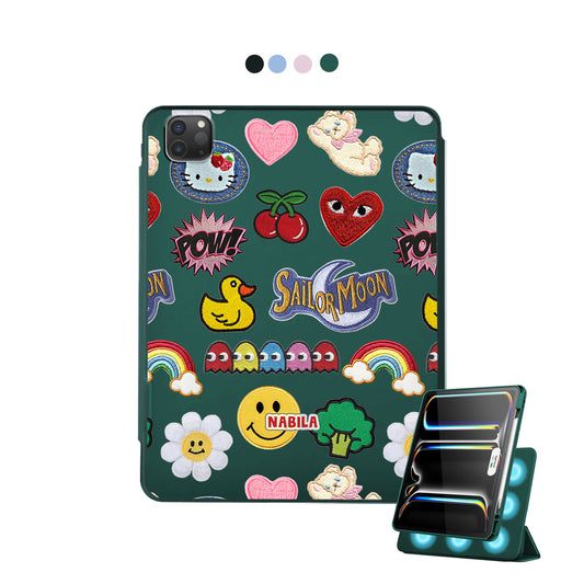iPad Detachable Flip Cover - Cute Denim