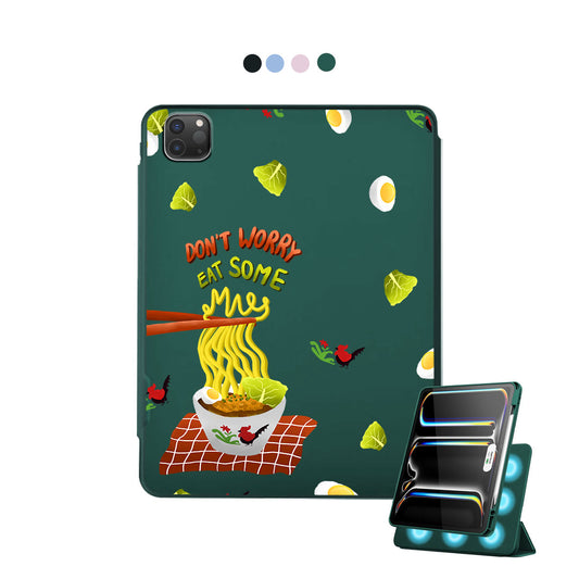iPad Detachable Flip Cover - Go Eat Some Mie