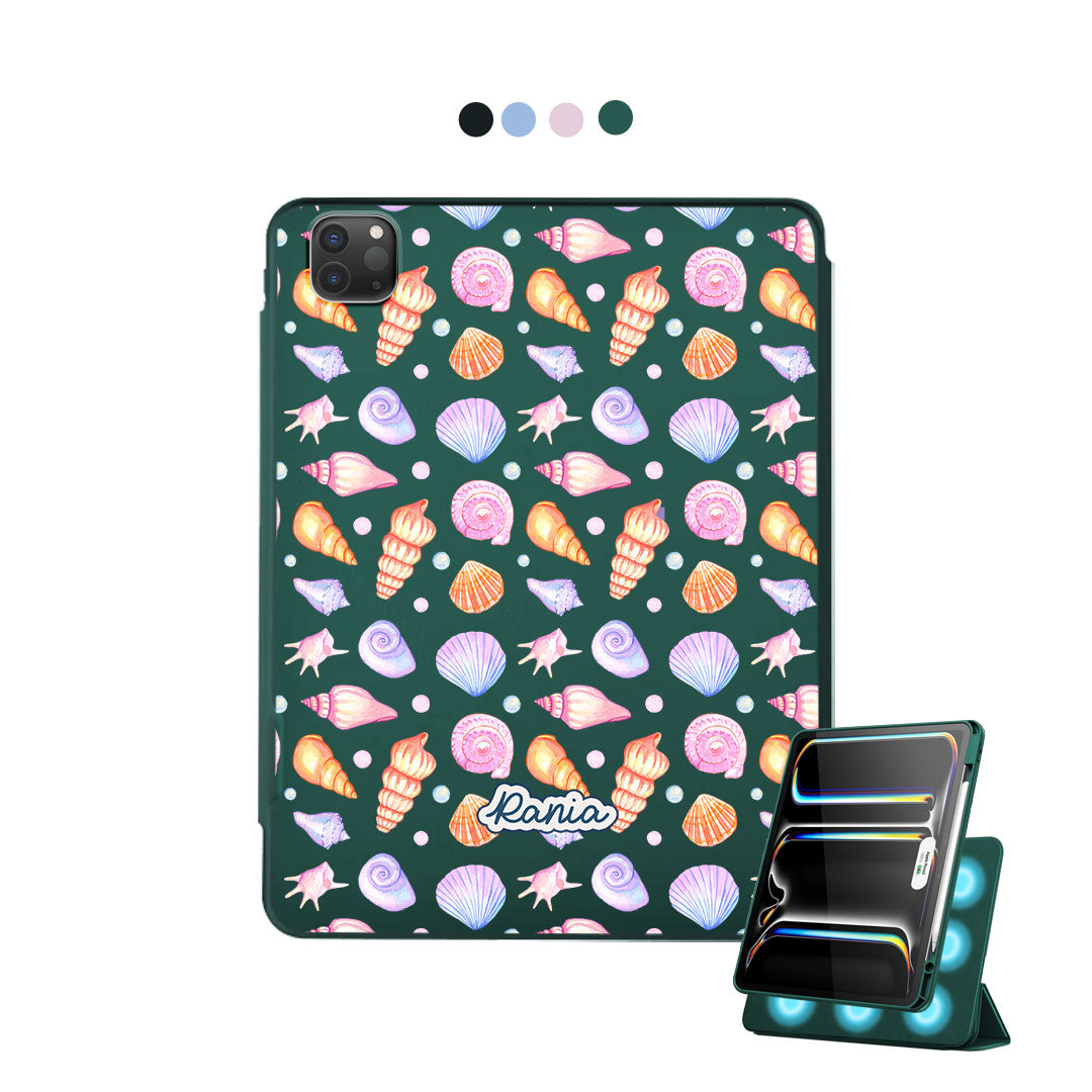 iPad Detachable Flip Cover - Sea shells