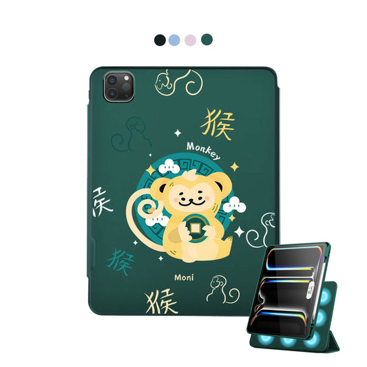 iPad Detachable Flip Cover - Monkey (Shio / Chinese Zodiac)
