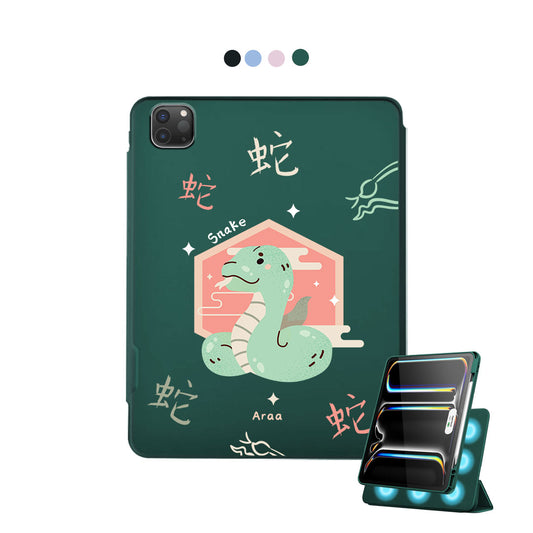 iPad Detachable Flip Cover - Snake (Shio / Chinese Zodiac)