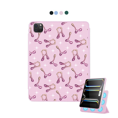 iPad Detachable Flip Cover - Chrome monogram 3.0