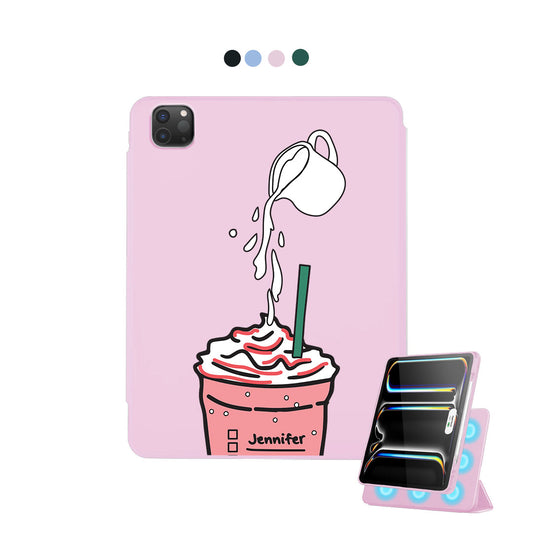 iPad Detachable Flip Cover - Rasberry Frappe