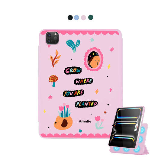 iPad Detachable Flip Cover - Grow Where You Are Planted