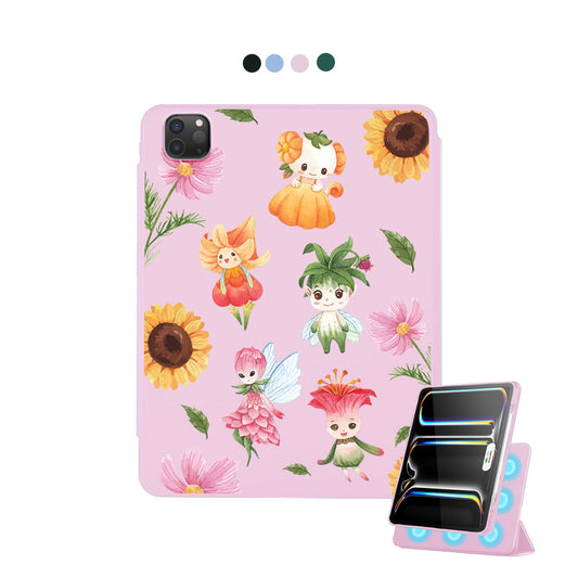 iPad Detachable Flip Cover - Magical Garden
