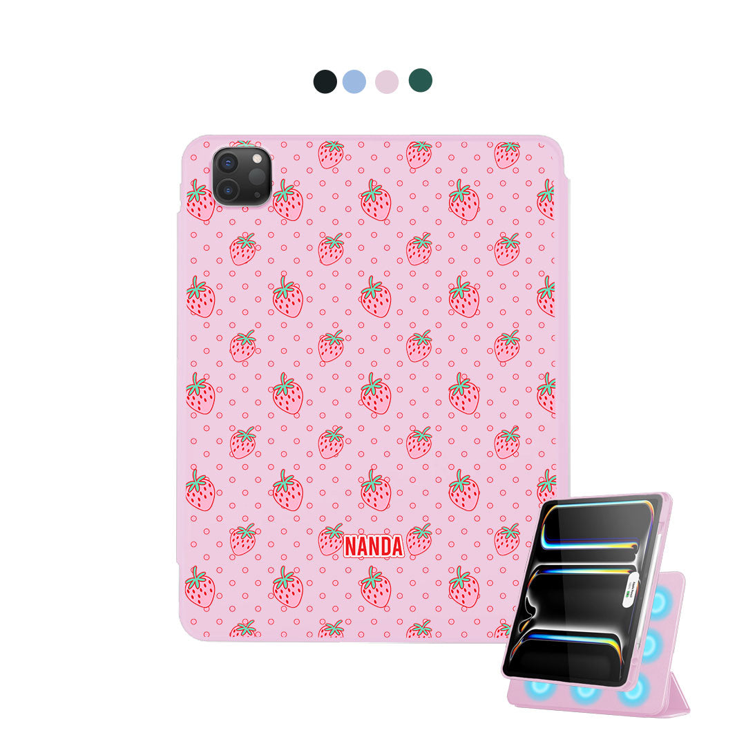 iPad Detachable Flip Cover - Berries