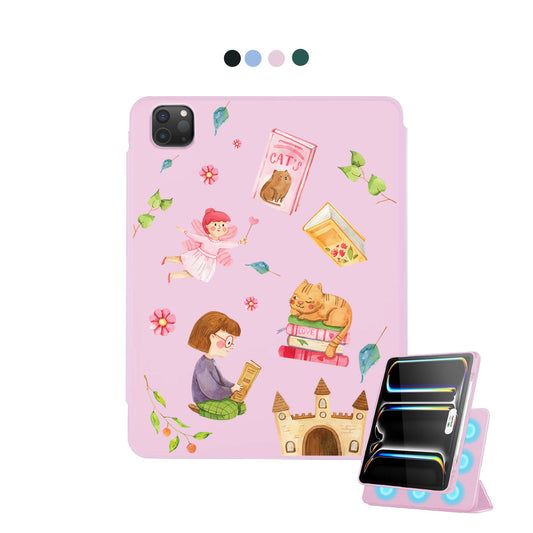 iPad Detachable Flip Cover - Fairy Cat