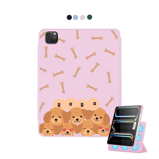 iPad Detachable Flip Cover - Poodle Squad 3.0