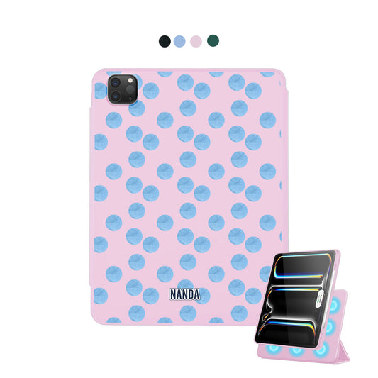iPad Detachable Flip Cover - Ocean Dots
