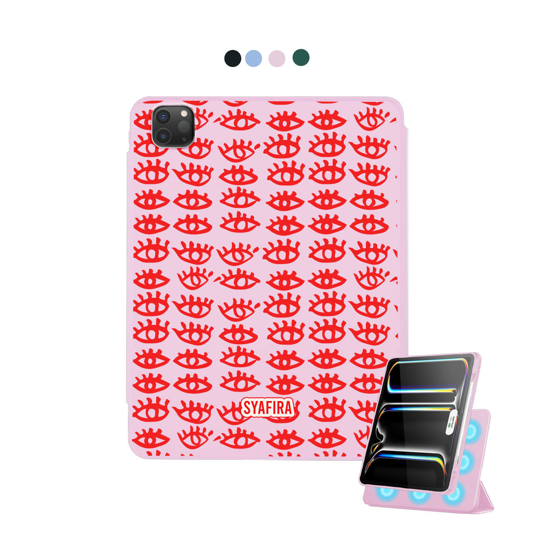 iPad Detachable Flip Cover - Red eye