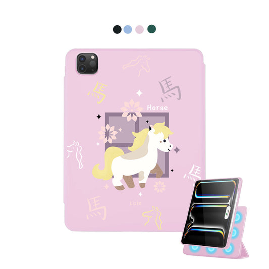 iPad Detachable Flip Cover - Horse (Shio / Chinese Zodiac)