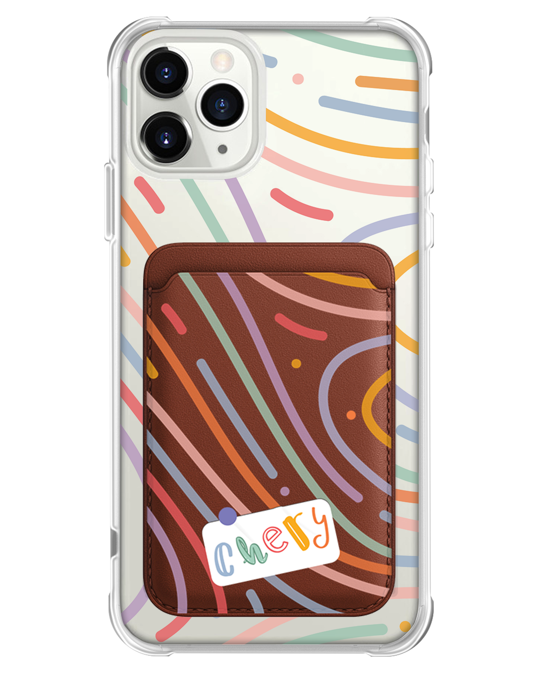 iPhone Magnetic Wallet Case - Doodle 2.0 Monogram