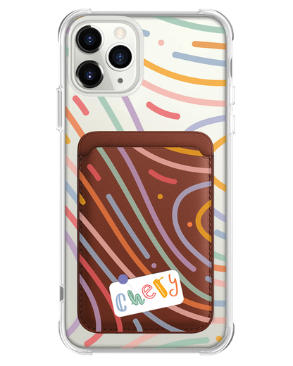 iPhone Magnetic Wallet Case - Doodle 2.0 Monogram