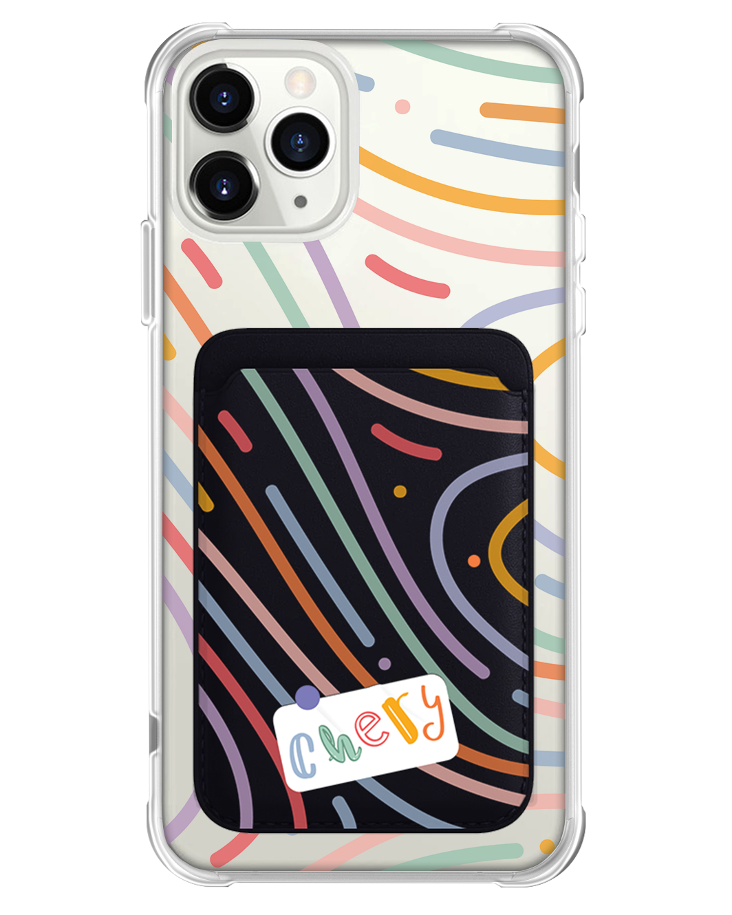 iPhone Magnetic Wallet Case - Doodle 2.0 Monogram