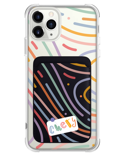 iPhone Magnetic Wallet Case - Doodle 2.0 Monogram