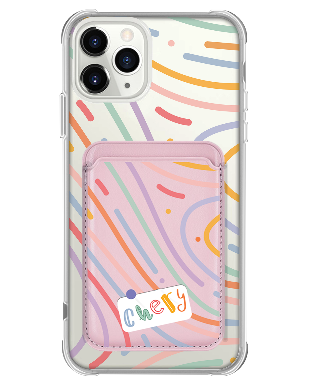 iPhone Magnetic Wallet Case - Doodle 2.0 Monogram