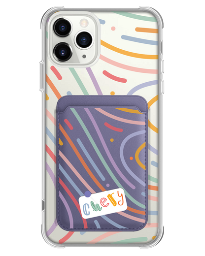 iPhone Magnetic Wallet Case - Doodle 2.0 Monogram