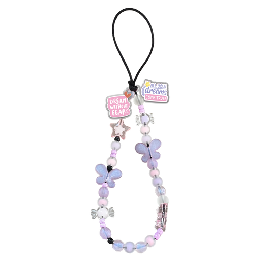 Beaded Strap with Acrylic Charm  - Dream Sticker Pack