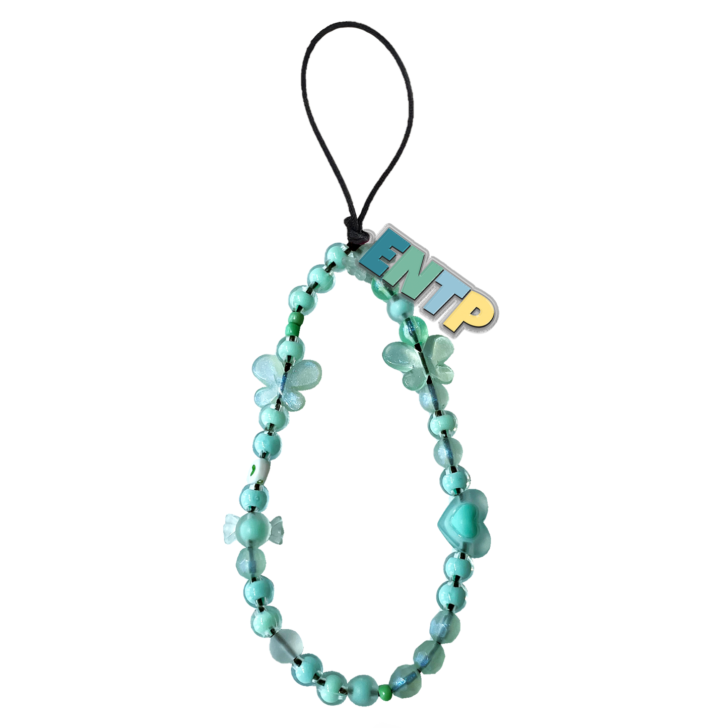 Beaded Strap with Acrylic Charm  - ENTP