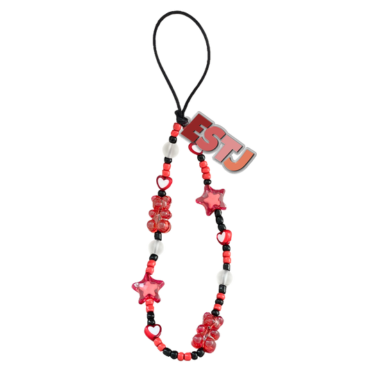 Beaded Strap with Acrylic Charm  - ESTJ