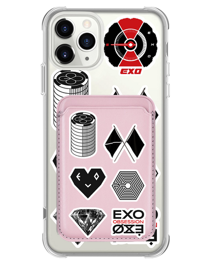 iPhone Magnetic Wallet Case - Exo Sticker Pack