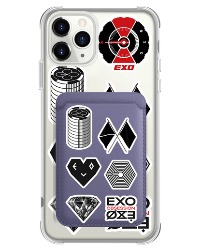 iPhone Magnetic Wallet Case - Exo Sticker Pack