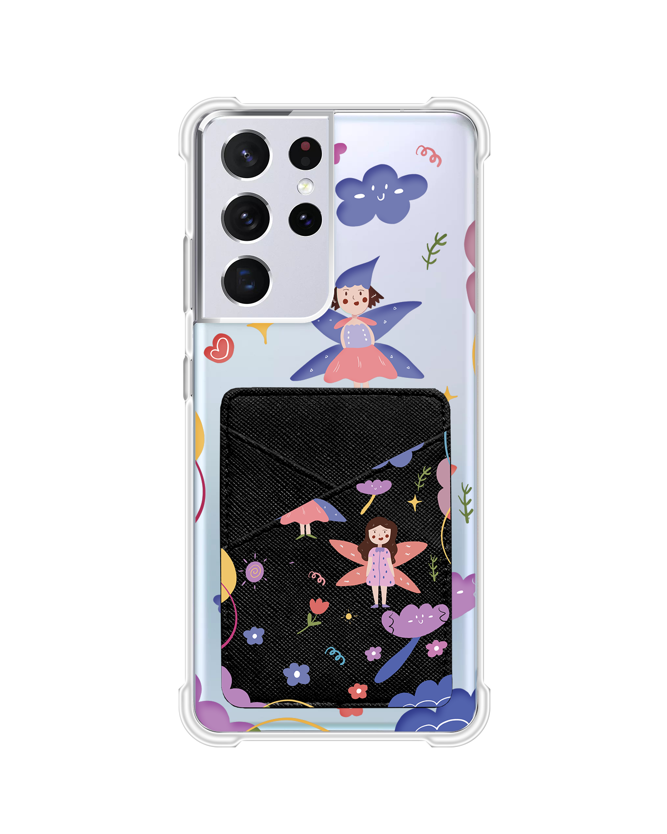 Android Phone Wallet Case - Fairy Pattern