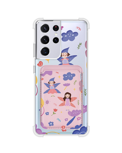 Android Magnetic Wallet Case - Fairy Pattern