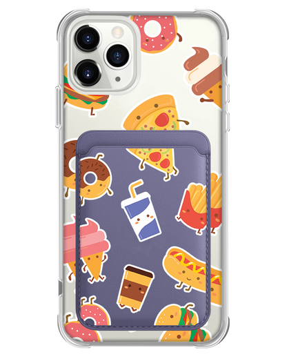 iPhone Magnetic Wallet Case - Fast Foodies