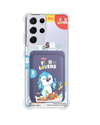 Android Magnetic Wallet Case - Fish Lovers