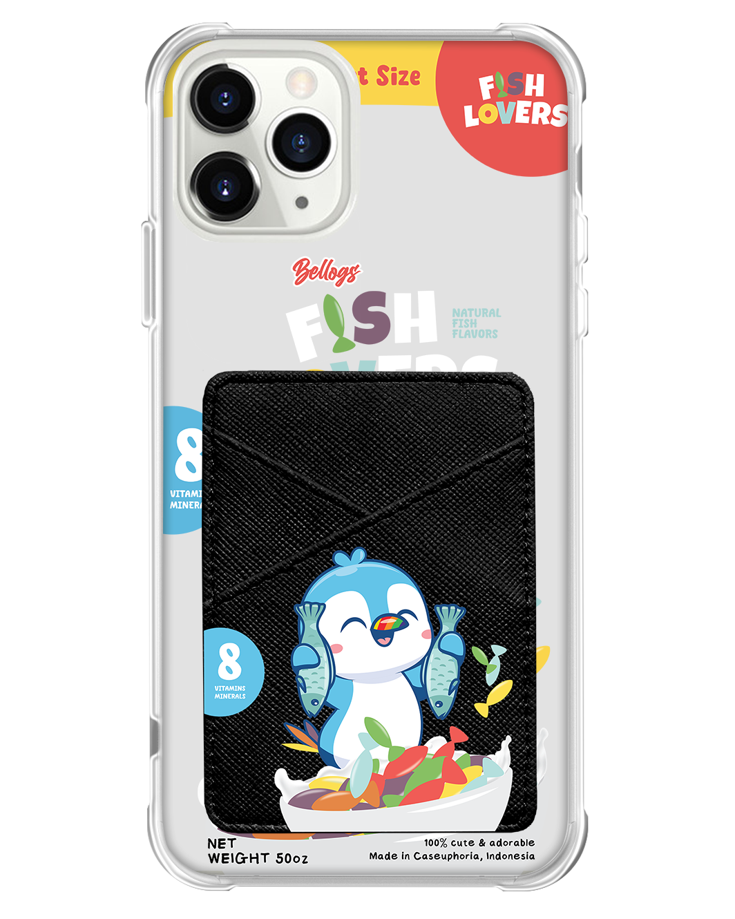 iPhone Phone Wallet Case - Fish Lovers