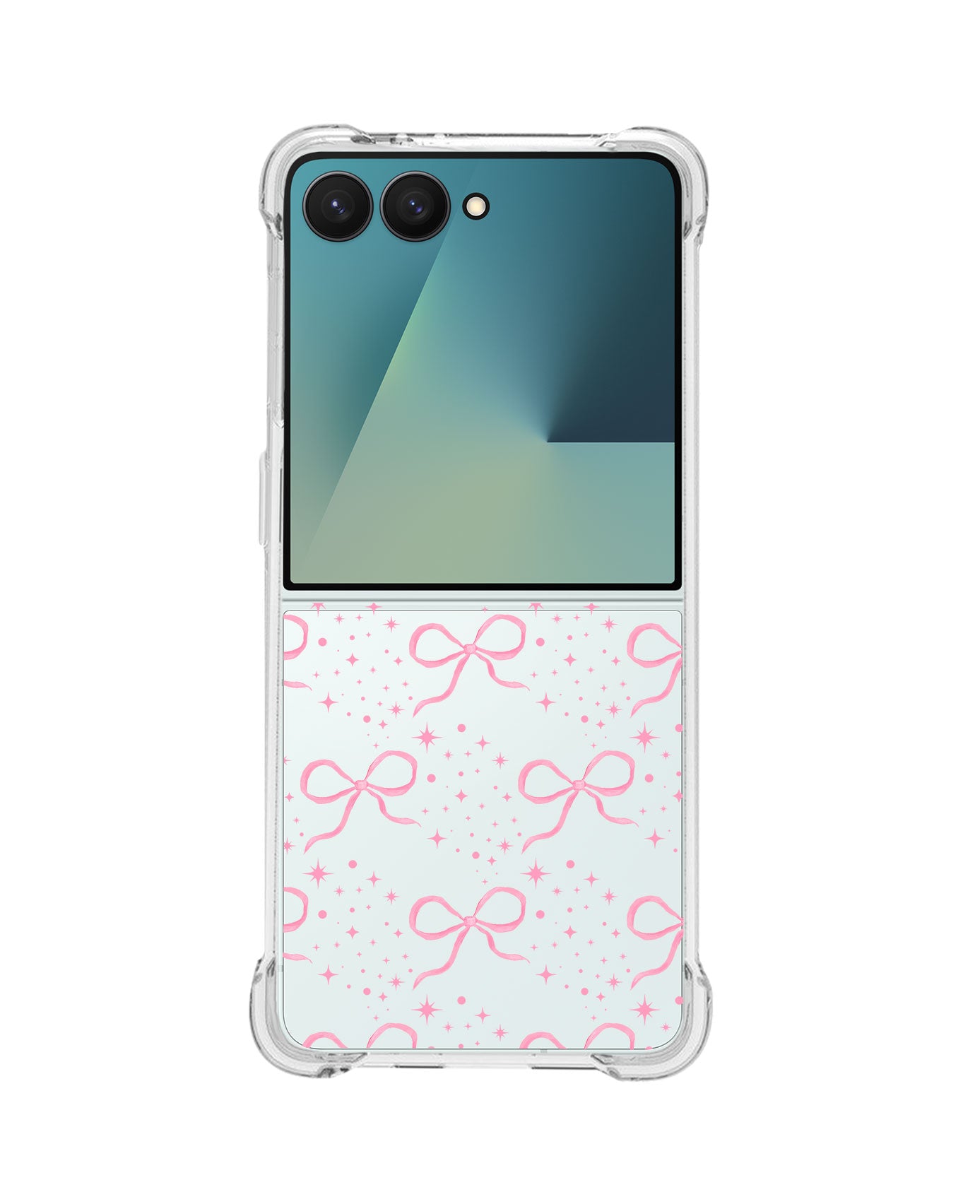 Android Flip / Fold Rearguard Hybrid - Coquette Glittery Bow