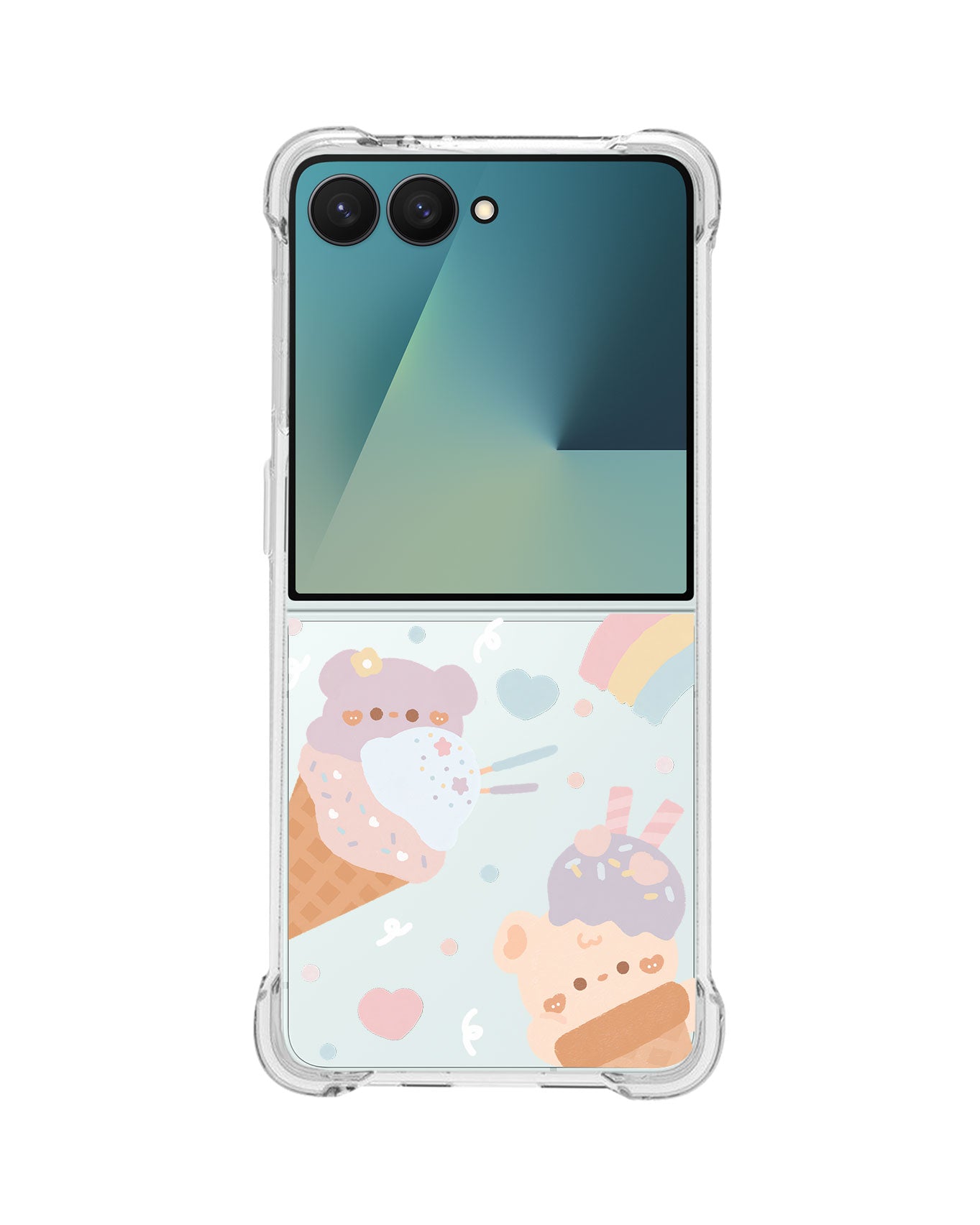 Android Flip / Fold Rearguard Hybrid - Ice Cream For Teddy