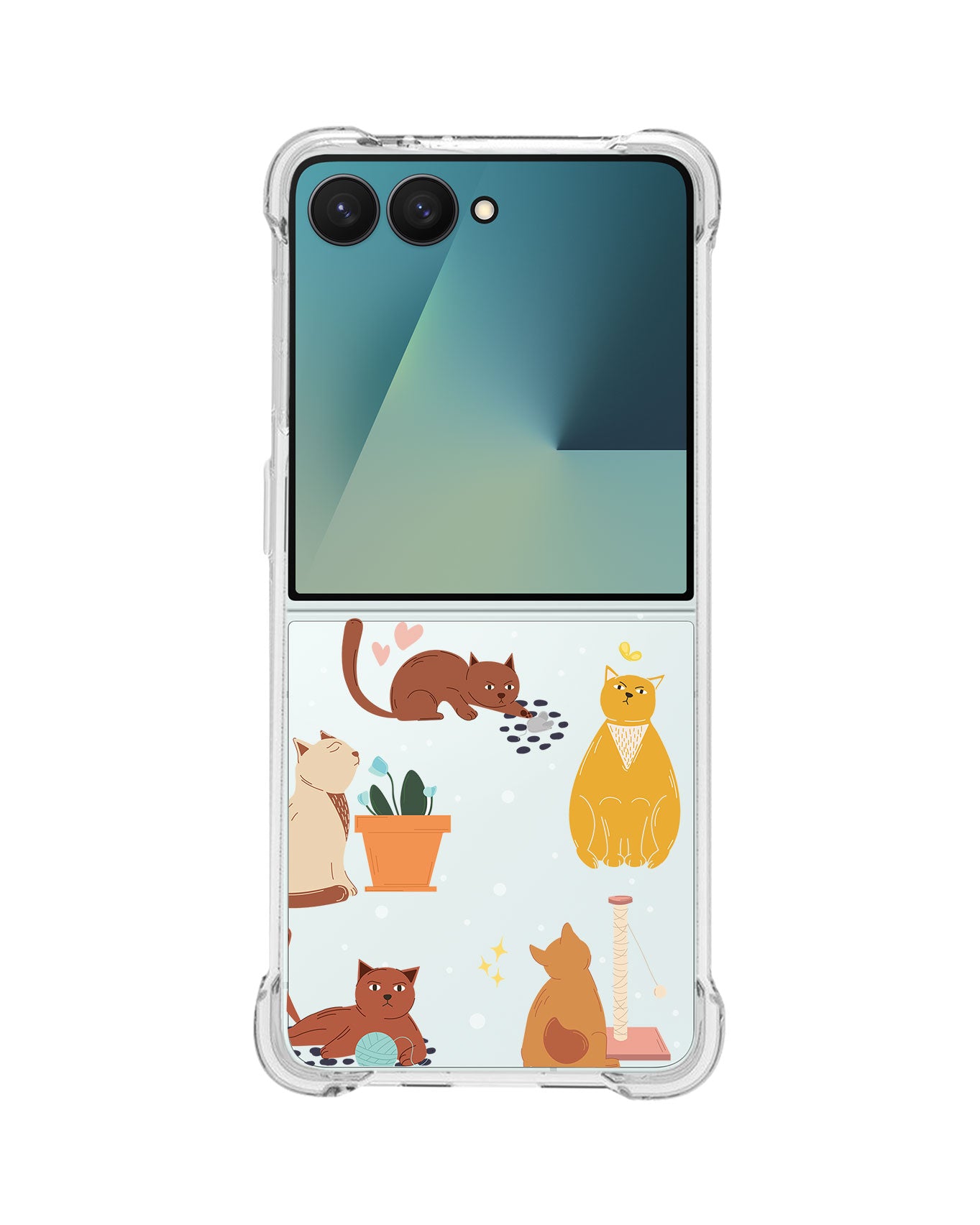 Android Flip / Fold Rearguard Hybrid - Playful Cat 1.0