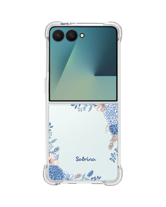 Android Flip / Fold Rearguard Hybrid - Blue Florals
