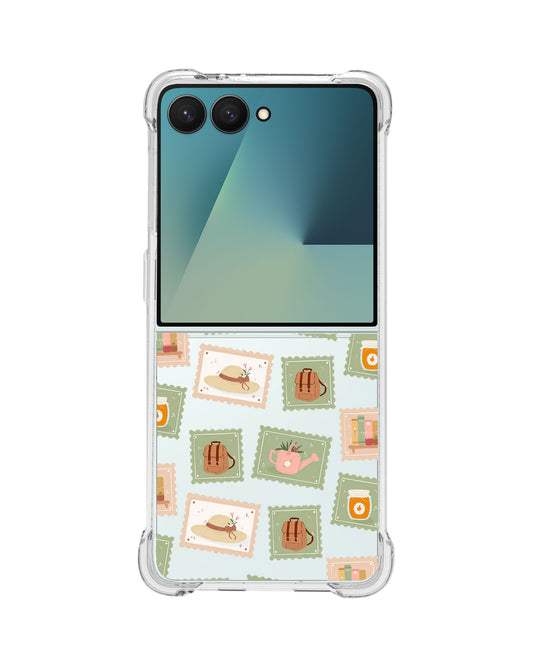 Android Flip / Fold Rearguard Hybrid - Cottagecore Stamps
