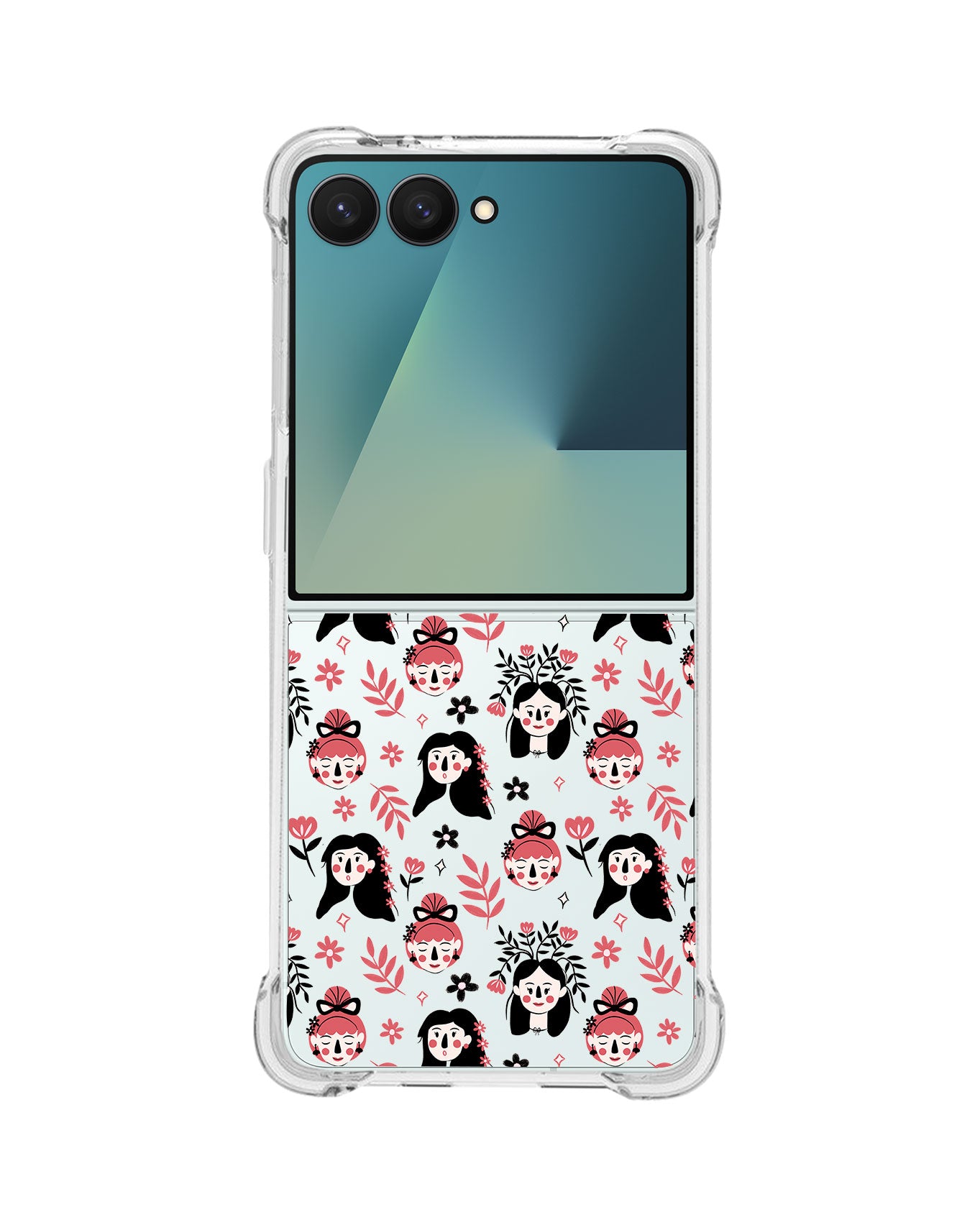 Android Flip / Fold Rearguard Hybrid - Flowery Faces