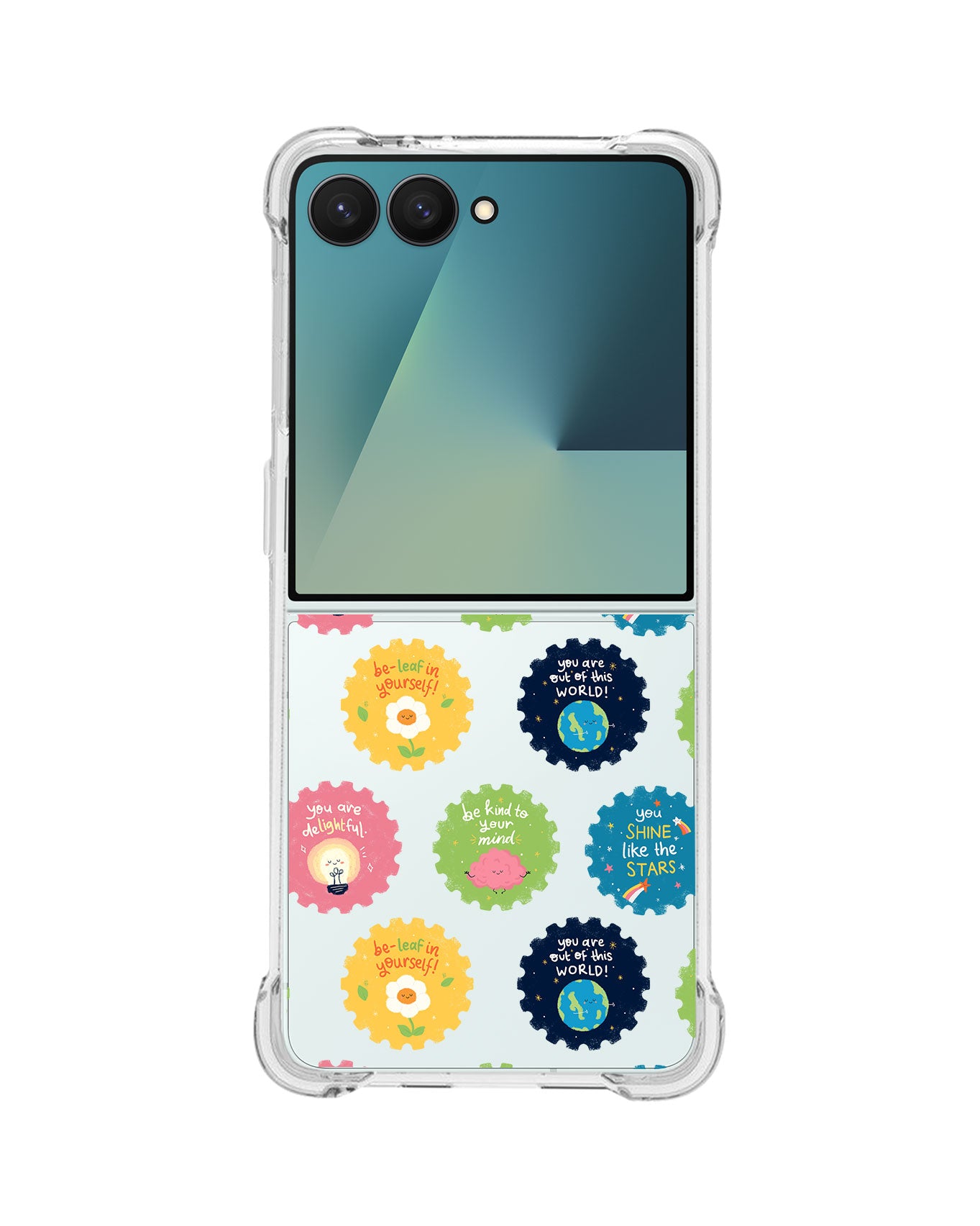 Android Flip / Fold Rearguard Hybrid - Quotes Stamps