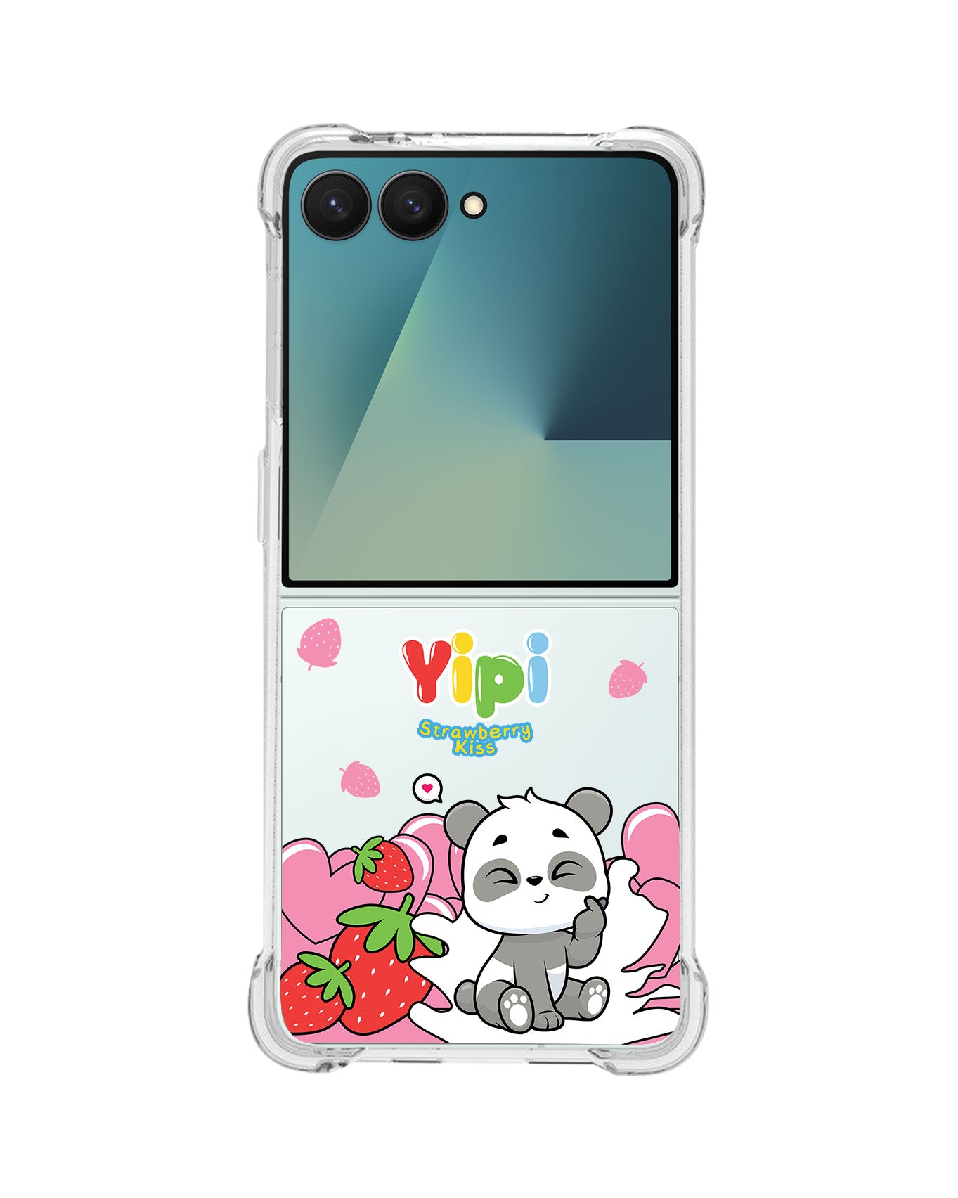 Android Flip / Fold Rearguard Hybrid - Yipi Strawberry Kiss