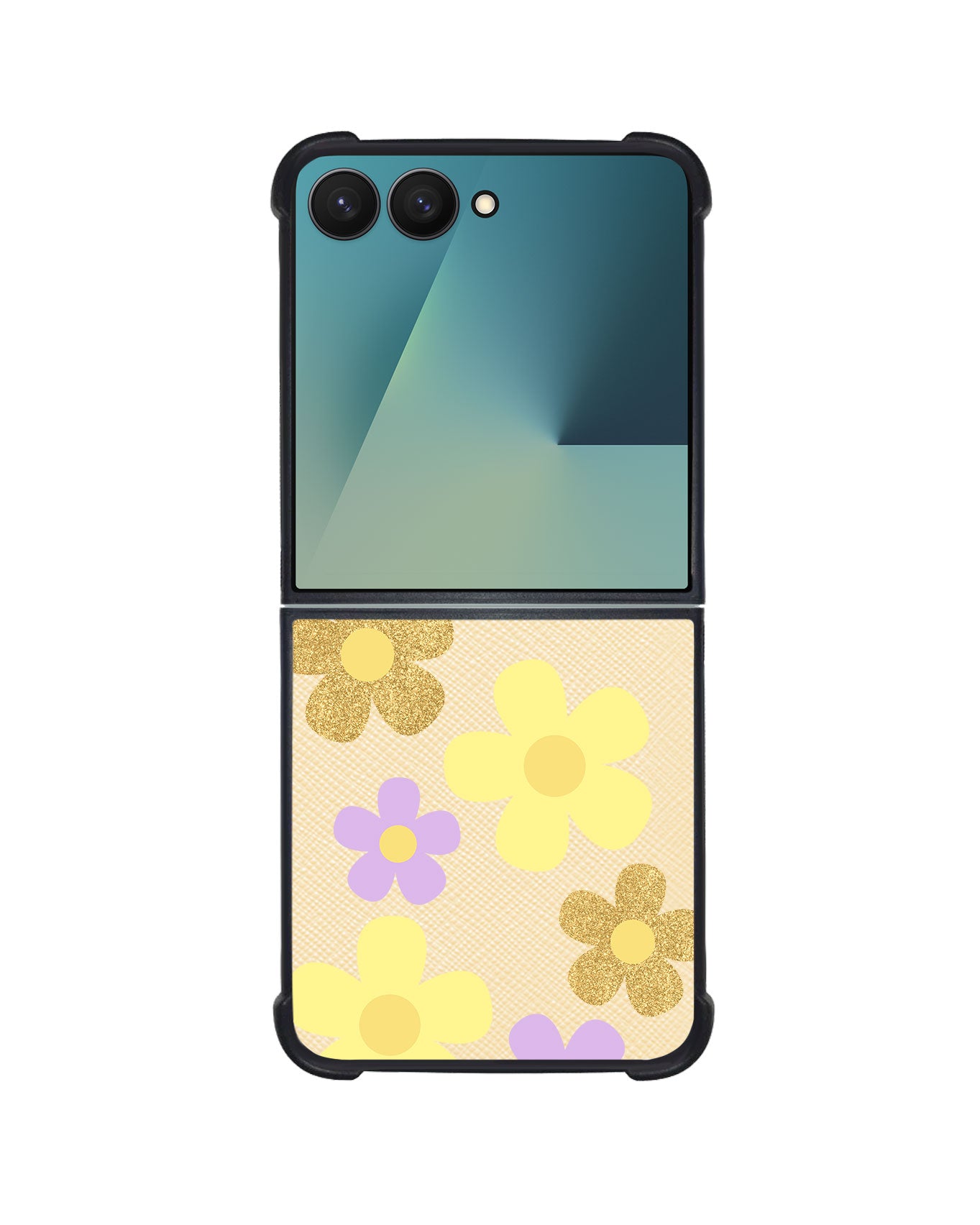 Android Flip / Fold Leather Grip - Daisy Twinkle