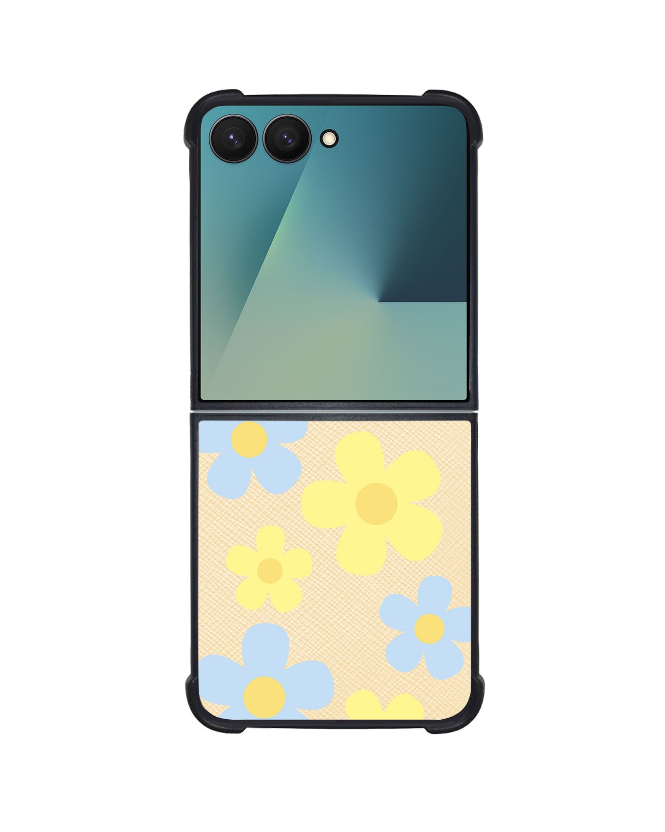 Android Flip / Fold Leather Grip - Daisy Skies