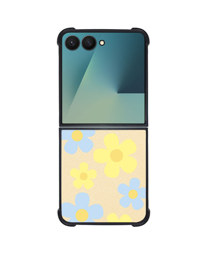 Android Flip / Fold Leather Grip - Daisy Skies