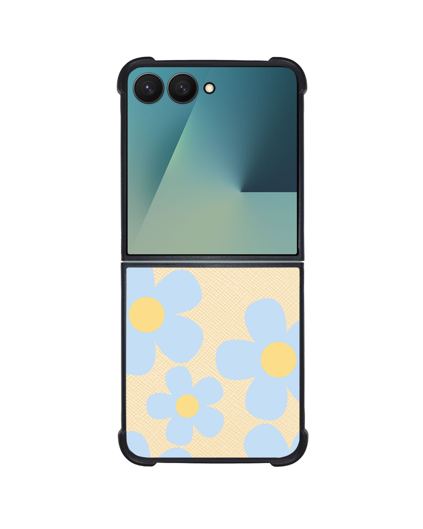Android Flip / Fold Leather Grip - Daisy Garland