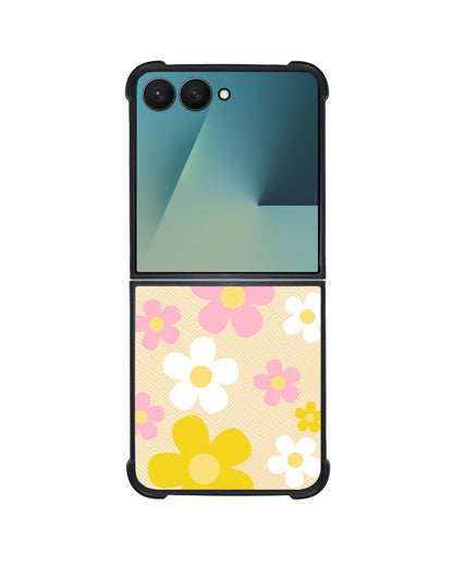 Android Flip / Fold Leather Grip - Daisy Fresh