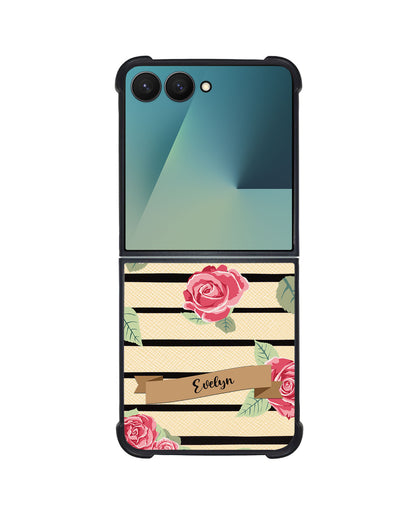 Android Flip / Fold Leather Grip - Rose