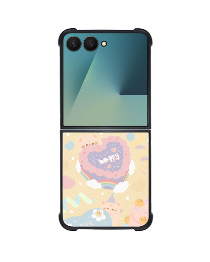 Android Flip / Fold Leather Grip - Cake Party