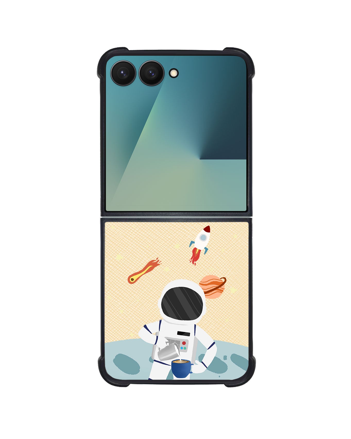 Android Flip / Fold Leather Grip - Baristronaut