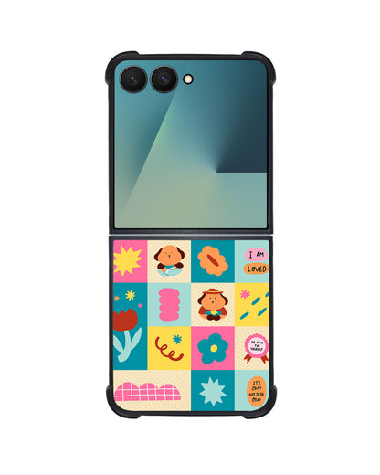 Android Flip / Fold Leather Grip - Selflove Cubicle